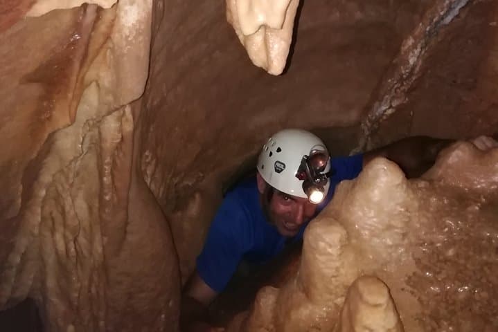 Caving in Granada: Rappel Into Cogollos Cave for Stalactites and Narrow Passages photo 2