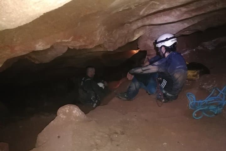 Caving in Granada: Rappel Into Cogollos Cave for Stalactites and Narrow Passages photo 3