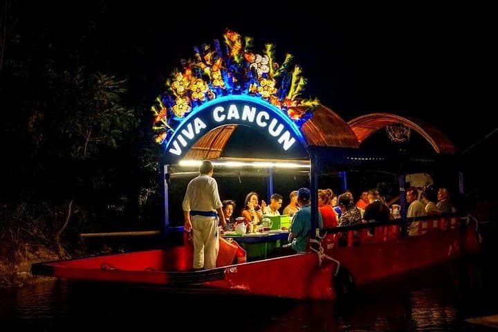 Xoximilco Cancun Trajinera Night Party — Mariachi, Mexican Dinner & Free Bar photo 4