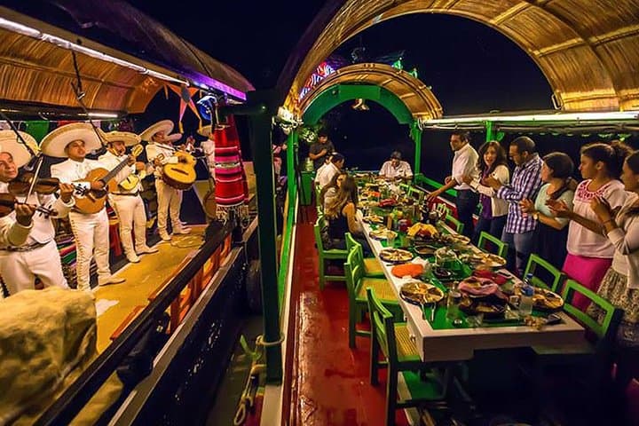 Xoximilco Cancun Trajinera Night Party — Mariachi, Mexican Dinner & Free Bar photo 3