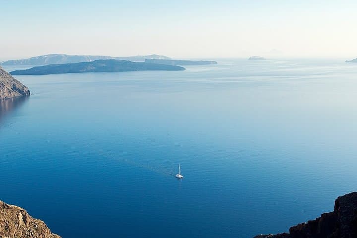 Santorini Volcanic Sunset Cruise: Volcano Hike, Hot Springs & Onboard Dinner photo 5