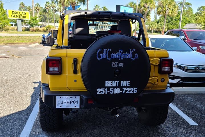 4-Door Convertible Jeep Rental Orange Beach: Explore Gulf Coast Beaches & Backroads photo 4