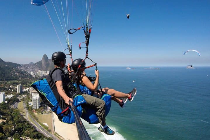 Tandem Paragliding Over Rio: Pedra Bonita to São Conrado Beach photo 5
