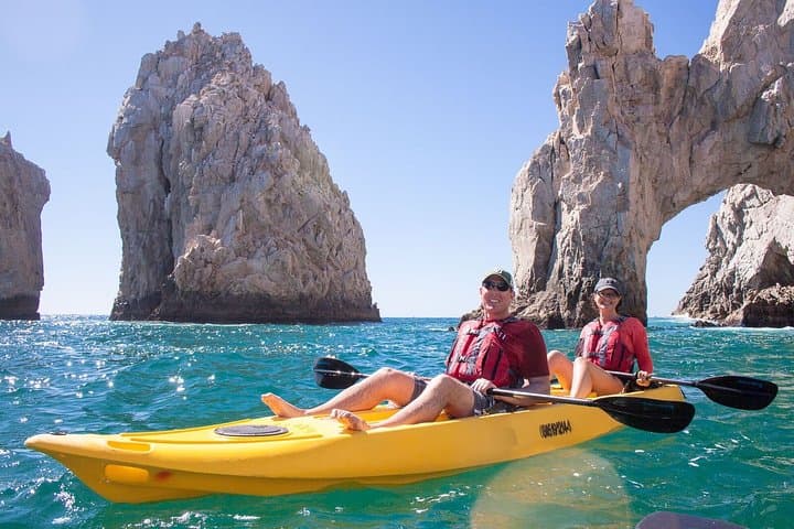 Glass-Bottom Kayak to El Arco and Playa del Amor — Private Cabo San Lucas Tour