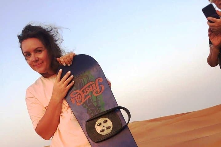 Dubai Desert Dune Drive: Sunset Sandboarding & Camel Ride Safari photo 4