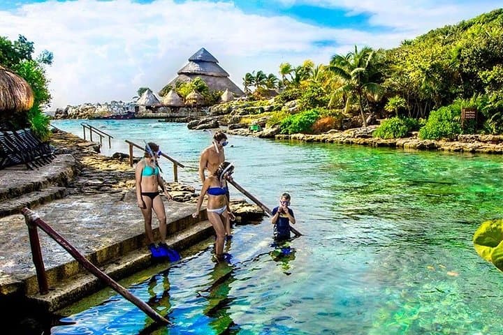 Xcaret Plus Day Trip from Cancun — Underground Rivers, Beach & Mayan Culture