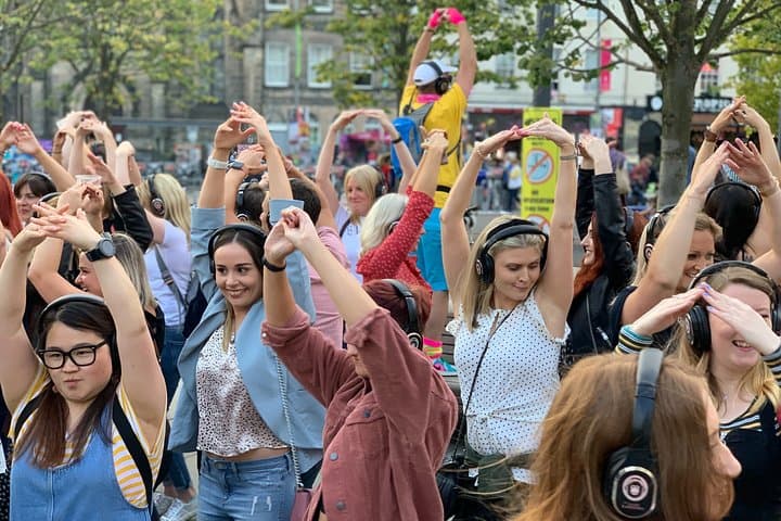Silent Disco Adventure Tour on Edinburgh’s Royal Mile: Walk, Dance, Sing photo 3