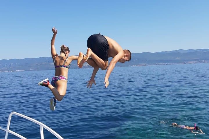 Krk Island Snorkel Cruise from Crikvenica: Day Trip to Hidden Bays and Coves