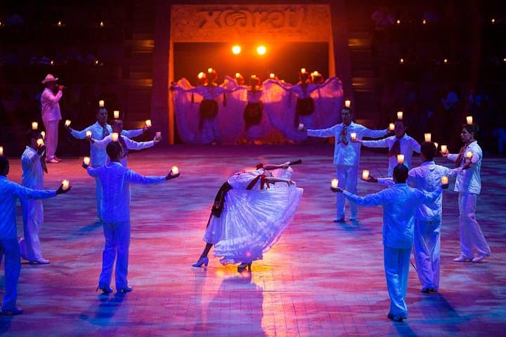 Private Tulum and Xcaret Night Show Tour — Ruins, Cenotes & Live Mexican Spectacle photo 3