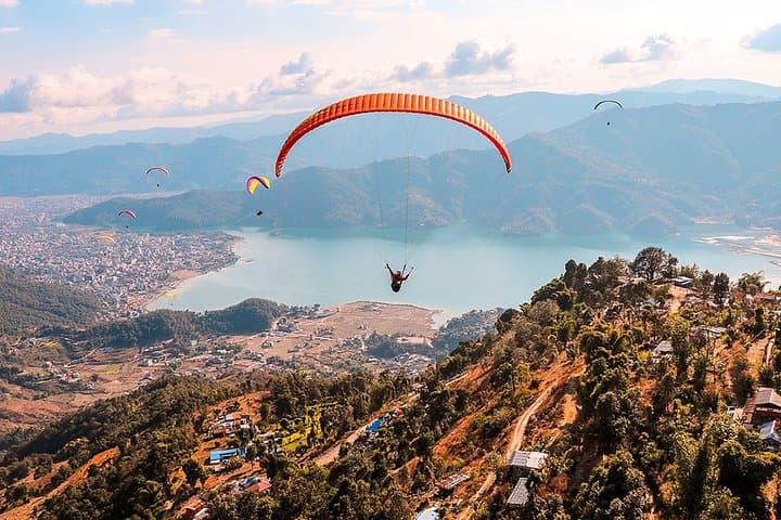 Paragliding in Pokhara: Tandem Flight from Sarangkot Over Phewa Lake photo 3