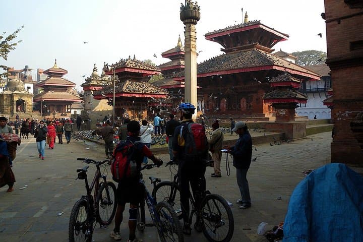 Kathmandu Day Cycling Tour — Chobhar Gorge, Temples & Street Flavors photo 4