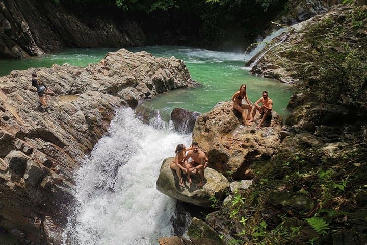 Pozo Azul Waterfall Adventure from El Valle de Antón — Swim, Cliff Jump & Valley Views