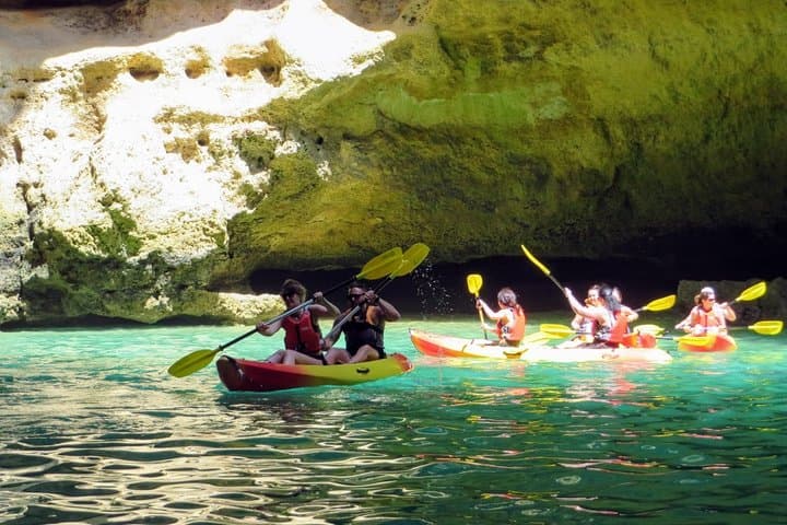 Private Benagil Kayak and Catamaran Tour from Portimão — Benagil Caves Adventure