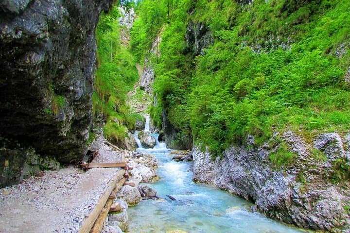 Martuljek Waterfalls Hike: Twin Falls, Forest Trails & Traditional Charcoal Pile