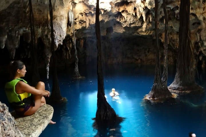 Xenotes Full Nature Experience: Visit Four Cenotes with Rappel, Zipline & Kayak photo 3