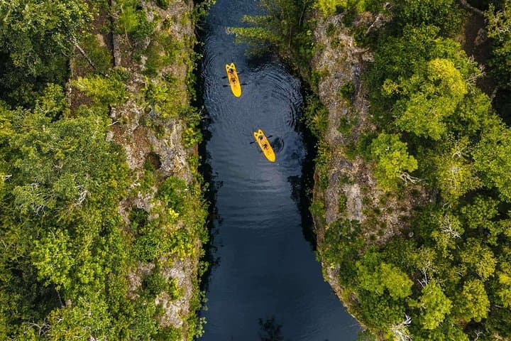 Xenotes Full Nature Experience: Visit Four Cenotes with Rappel, Zipline & Kayak photo 5