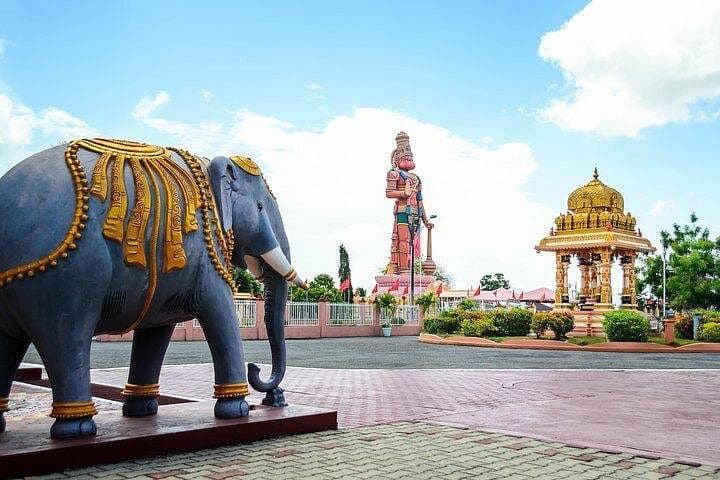 Mini Island Tour of Trinidad: Chaguanas Markets, Temple in the Sea & Lord Hanuman