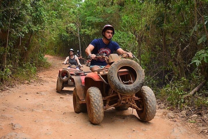 Riviera Maya Jungle ATV, Zipline & Cenote Adventure with Hotel Transfer photo 3