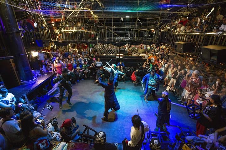 Captain Hook Pirate Dinner Cruise in Cancun — Dinner, Open Bar & Live Pirate Show
