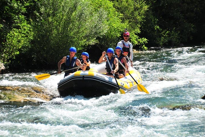 Private Cetina River Rafting from Omiš — Cliff Jumping, Caving & Waterfall Swim