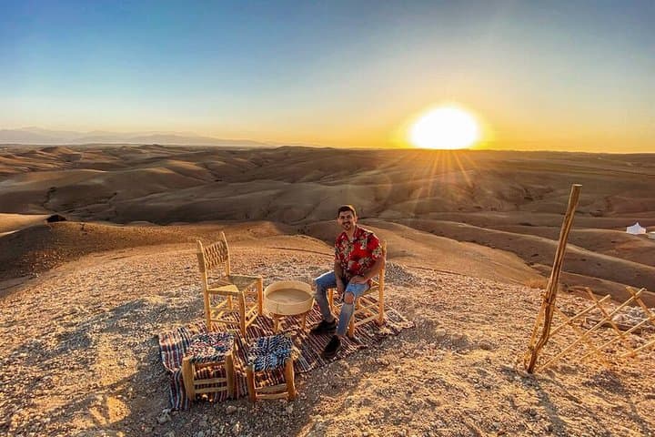 Agafay Desert & Atlas Mountains Day Trip from Marrakech — Camel Ride, Kik Plateau Views, Berber Lunch photo 3