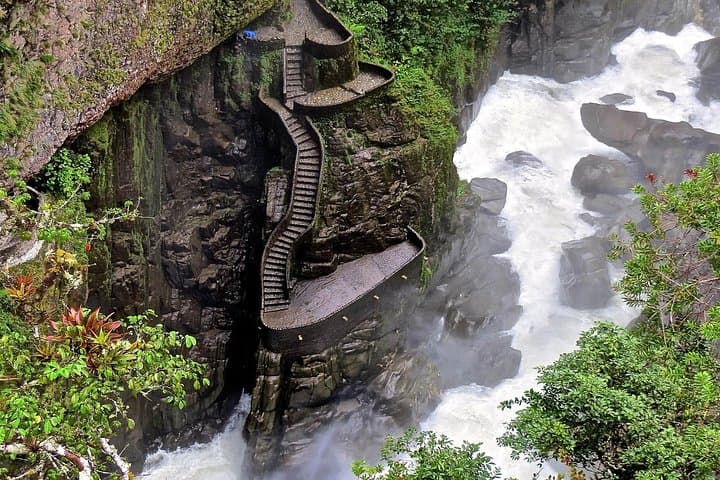 Baños Full-Day Tour from Quito: Waterfalls, Melcocha & Thermal Baths