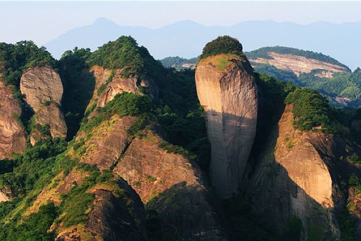 Langshan Mountain 2-Day Private Tour from Changsha — Red Cliffs & Fuyi River