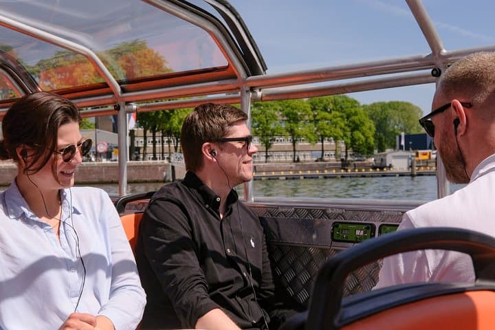 Amsterdam 1-Hour Solar Canal Cruise: Semi-Open Boat with Multilingual Audio Guide photo 6