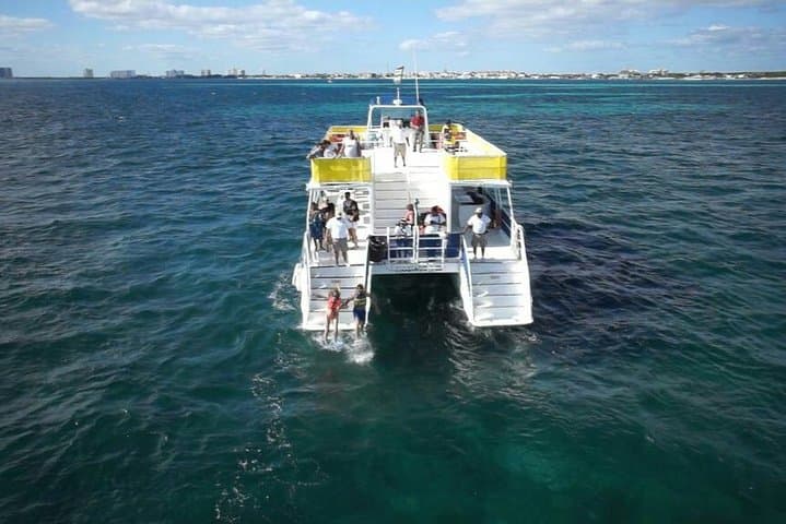 Catamaran to Isla Mujeres: Full-Day Snorkel & Beach Club from Riviera Maya photo 3