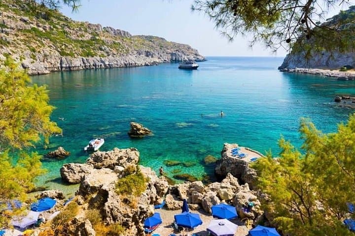 Faliraki Sunset Cruise: Unlimited Aperol Spritz & Swim at Anthony Quinn Bay photo 3