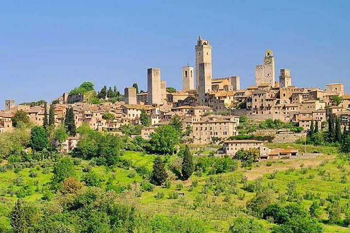San Gimignano and Abbey of San Galgano: Medieval Towers and the Sword in the Rock