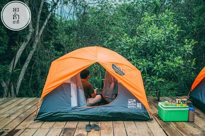 Overnight Camping on Phnom Kulen: Waterfalls, Temples & Sunrise at Prasat Krohorm