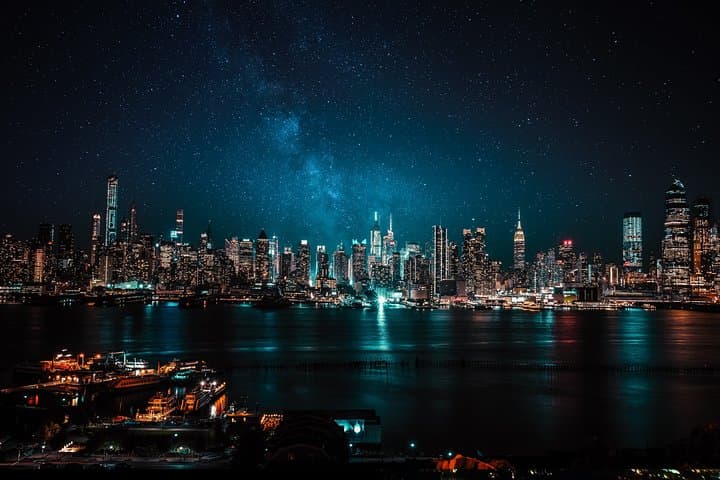 Private Skyline Tour of New York City at Night from New Jersey Waterfront
