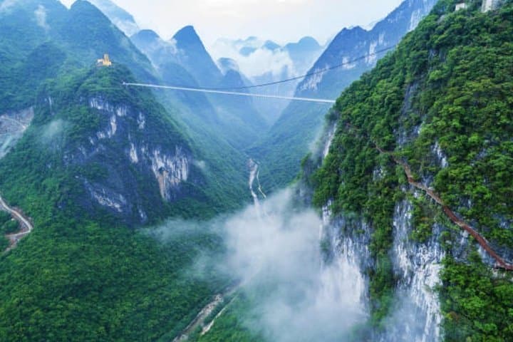 Private Day Tour to Xiatianxia Valley — Yangshan Karst, Glass Bridge & Xingyue Lake from Guangzhou photo 3