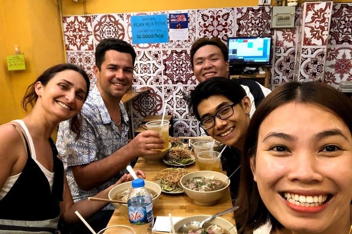 Saigon Night Walking Food Tour — Private Street-Food Experience with Pickup photo 1