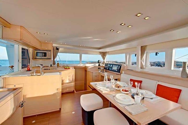Week-Long Santorini Catamaran Charter — Private Lagoon Sailing & Island Hopping photo 5