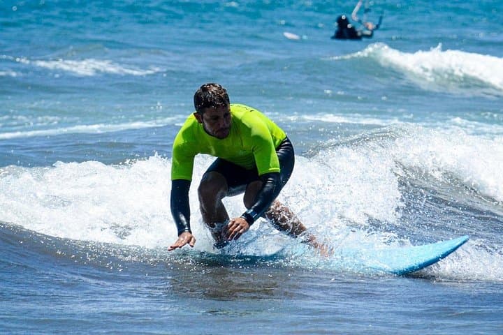 Private Surfing Lessons in El Médano, Tenerife — Learn to Stand in 90 Minutes photo 2
