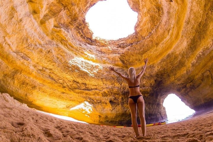 Private Benagil Kayak and Catamaran Tour from Portimão — Benagil Caves Adventure photo 6