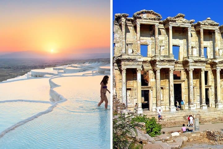 2-Day Ephesus and Pamukkale Tour from Istanbul — Ruins, Travertines & Thermal Pools photo 1