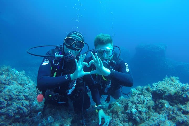Boat Dive Christening in Menorca Marine Reserve: Intro Scuba from Fornells