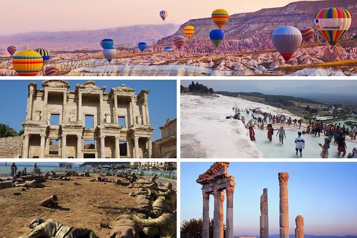 6-Day Turkey Tour: Cappadocia, Pamukkale, Ephesus, Troy & Gallipoli