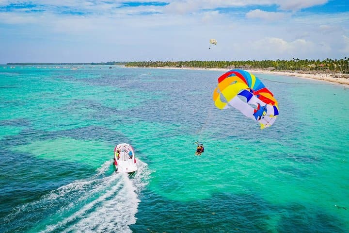 Punta Cana Half-Day Combo: Parasailing, Snorkeling, Hookah Diving & Party Catamaran photo 2