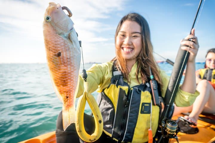 Kayak Fishing in Singapore: Sentosa & East Coast Day, Sunset and Night Tours photo 3