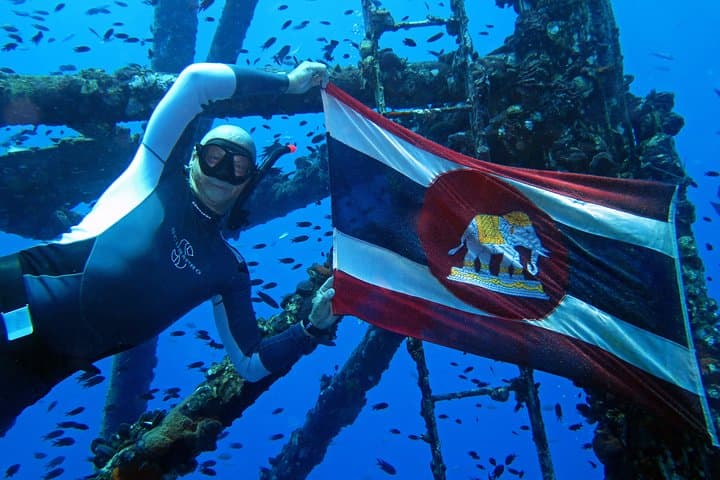 Koh Chang Freedive Trip: HTMS Chang Wreck & Koh Rang Coral Reefs photo 4