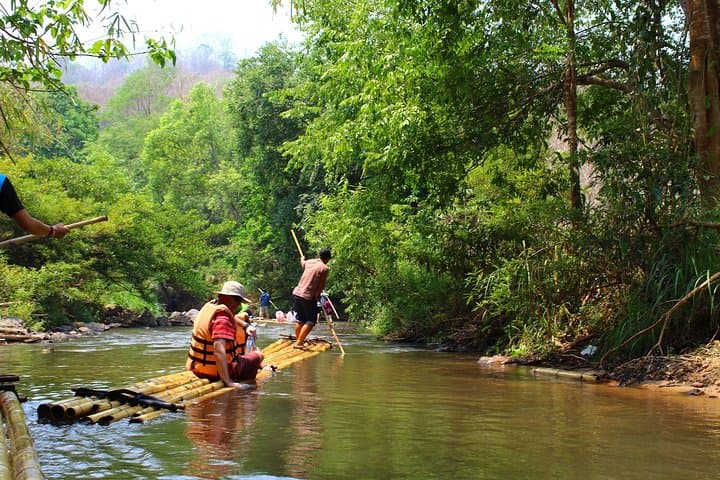 Chiang Mai Tuk Tuk Day Adventure: Temple Hike, Elephant Visit & Bamboo Rafting photo 5