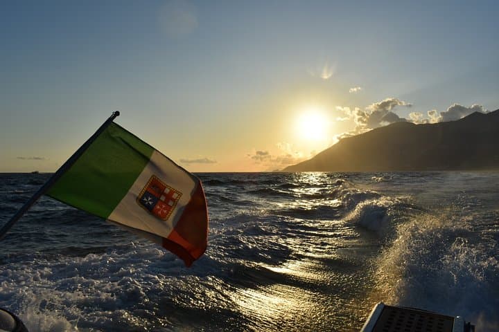 Private Sunset Cruise on the Amalfi Coast with Aperitif — From Salerno