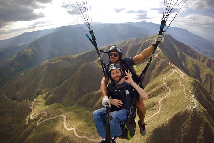 Cerro Arco Tandem Paragliding: Mendoza HD Flight with Wine photo 3