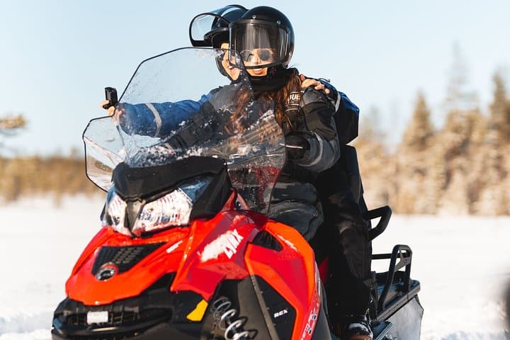 Arctic Circle Snowmobile Safari — Rovaniemi Half-Day Forest Ride photo 4