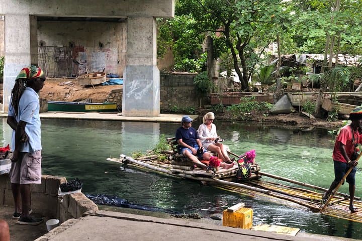 Private Bamboo Rafting Safari in Ocho Rios: River-to-Sea Float