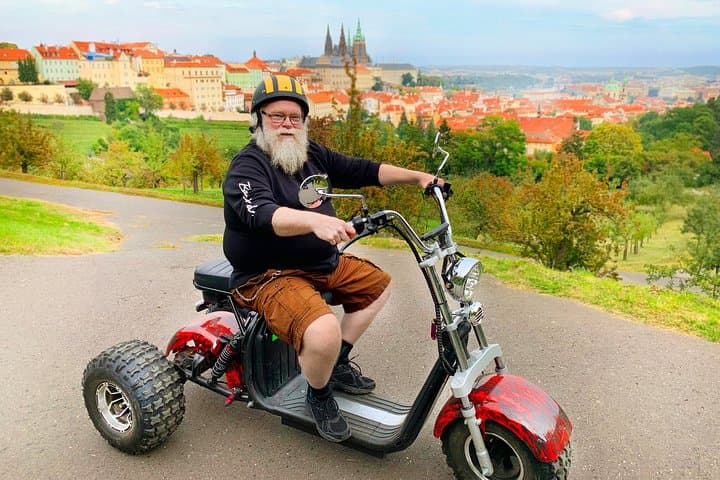 Electric Trike Tour Prague: See Charles Bridge, Prague Castle & Petrin